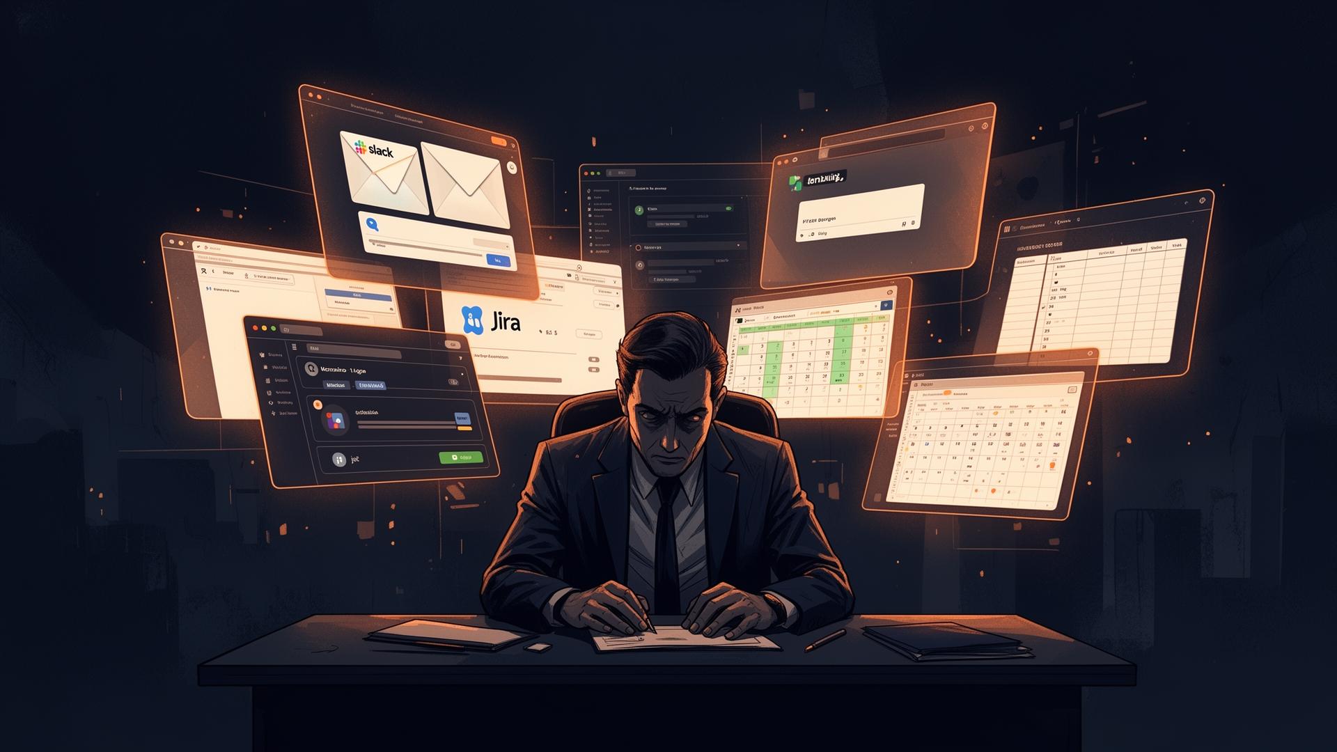 Manager overwhelmed by multiple software systems